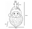 Base para Árvore de Natal Papai Noel em Gessp– Decoração Natalina